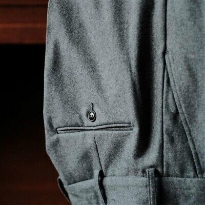 Men Baggy Tweed Pants Thick Wool Blend Formal Suit Retro Men Baggy Tweed Pants Thick Wool Blend Formal Suit Retro