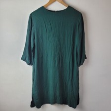 & Other Stories Women Size 38 Green Boxy Shift Dress Formal Casual Smart Work