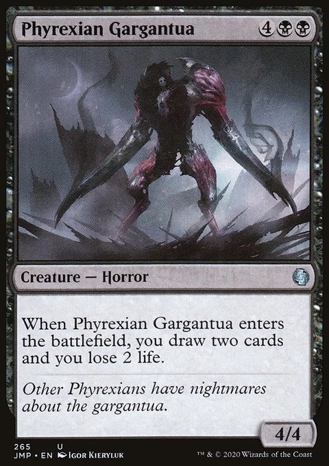 MTG Magic the Gathering Phyrexian Gargantua (265/496) Jumpstart NM