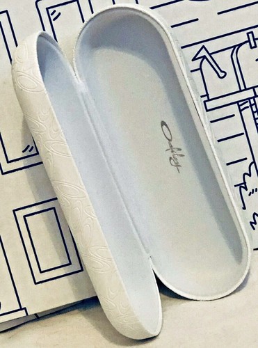 New Oakley Eyeglass Case White Prescription Hard Clamshell Sunglass Eyeglasses N - Picture 12 of 12