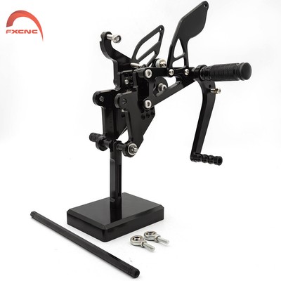 For Yamaha YZF R6 2003-2005 CNC Adjustable Motorcycle Footpegs Footrest Pedals