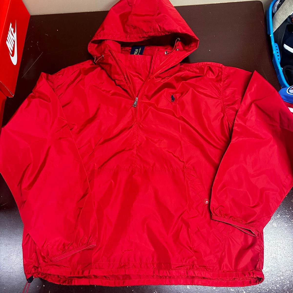 Polo windbreaker hotsell red