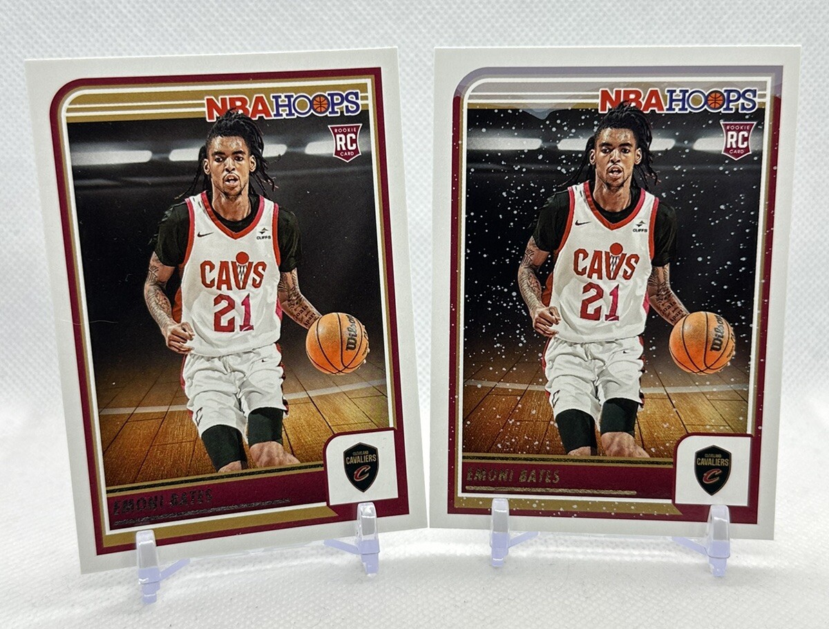Emoni Bates 2023-24 Hoops & Hoops Winter #266 Cleveland Cavaliers Rookie RC Lot