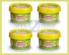 4x Elbow Grease Cleaning Paste Degreaser Tough Stain Grime Remover Lemon - 350g
