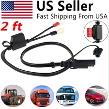 Battery Solar Cable Terminal Ring Sae Connector Harness Charger Extension Cord