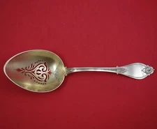 Armor by Whiting Sterling Silver Ice Spoon Goldwashed 8 1/2"