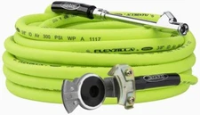 Truck Tire Inflator Kit with 3/8 in. x 50 ft. Hose, Heavy Duty, Lightweight, ...