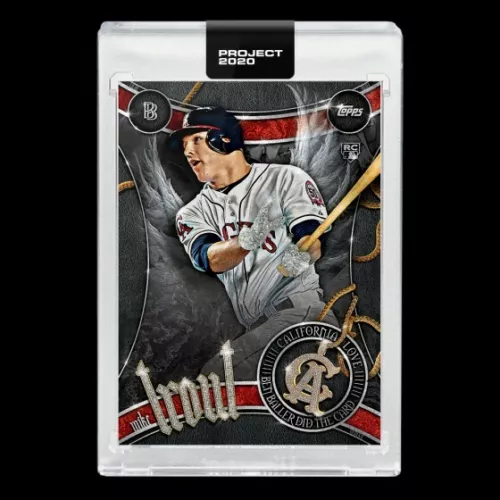 Topps Project 2020 Mike Trout #51 By Ben Baller In Hand W/ Box SHIPS ASAP