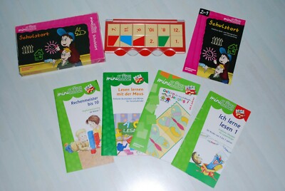 *7* Mini LÜK Schulstart Westermann Lernspiel LÜK Kasten + 5 Hefte 2in1 MiniLük