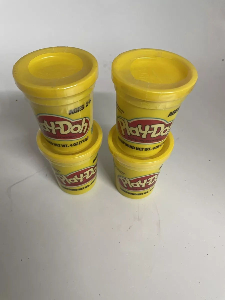 New Play-Doh Yellow 4oz Can Modeling Compound 4