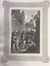 15 GRAVURES BIBLIQUES 19eme XIXe siècle : Papier Vergé. Estampes Noir Et Blanc.