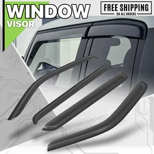 Smoke Window Visor Shade Tape-On Vent Wind Rain Deflector fit 07-11 Dodge Nitro