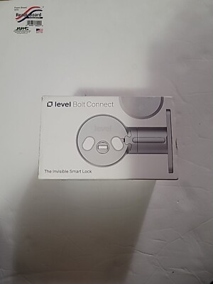 Level Bolt Connect WiFi Smart Deadbolt Lock Works W/ iOS, Android, Alexa