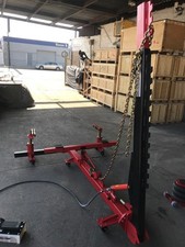 New Portable Auto Body Puller Frame Straightener Free Clamps 3 Ton Air Jack New Portable Auto Body Puller Frame Straightener Free Clamps 3 Ton Air Jack