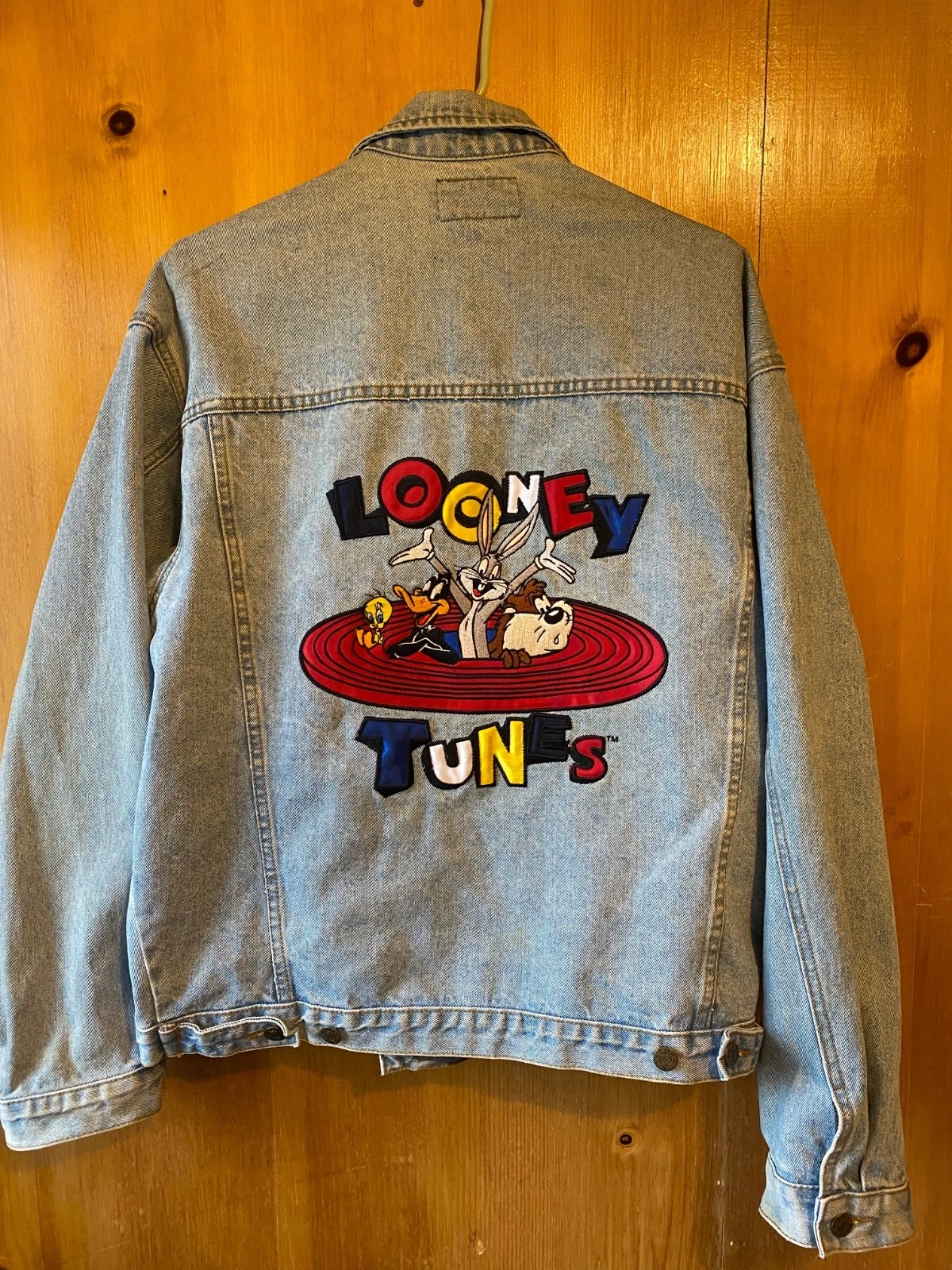 Vintage Loony Tunes Denim Jacket (L)