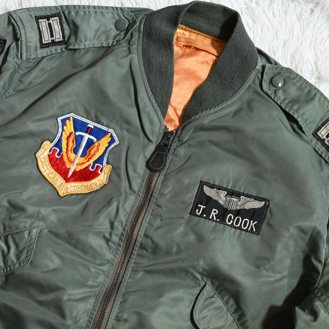 Buzz Rickson's Reversible L-2B Flight Jacket M Sa… - image 2