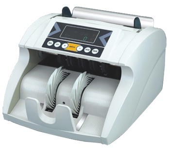 Compteuse valorisatrice de billets en euro V30 compacte noire avec détection de faux