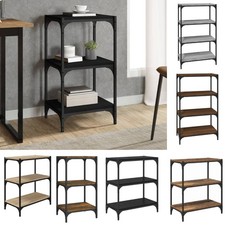 Bücherregal Holzwerkstoff Stahl Standregal TV Schrank mehrere Auswahl vidaXL GU