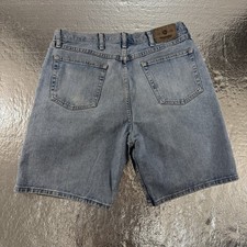 Vintage Wrangler Original Denim Shorts Mens Size 36 Relaxed Fit Jorts Light Wash