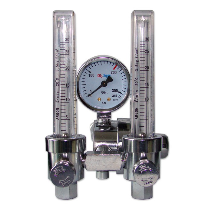 Régulateur double débitmètre Sherman RBR2 pour soudure MIG TIG stable