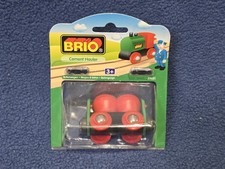33621 Brio Wooden Train Tipping Cement Hauler Concrete Wagon Car Red NIB