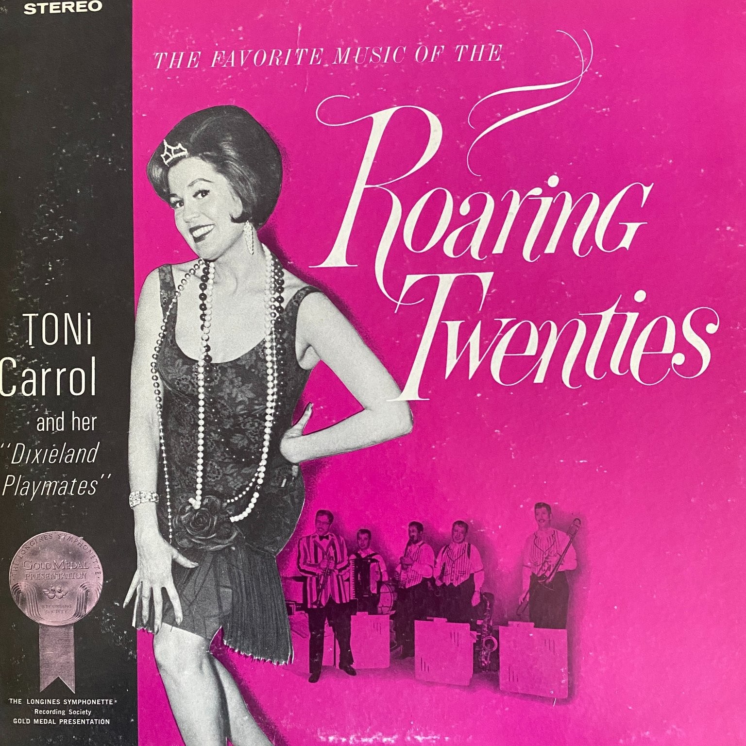 Toni Carrol – Roaring Twenties LP Record 1964 Longines Jazz Dixieland 33 RPM