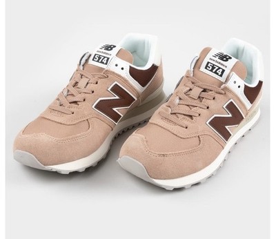 New Balance 574 Sneakers in Beige/ Chocolate, M/7 W/8.5 - NEW - NO BOX