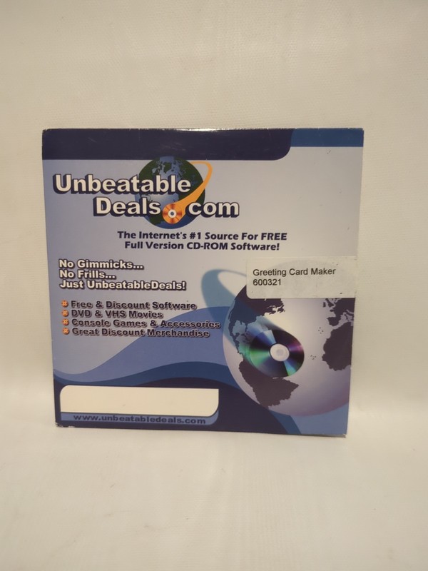 Greeting Card Maker 600321 CD-ROM Unbeatable Deals