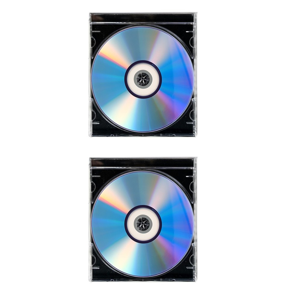 2 Sets Blank Dvd-R Discs Disk Recordable Media Disc Printable Dvd-R ...