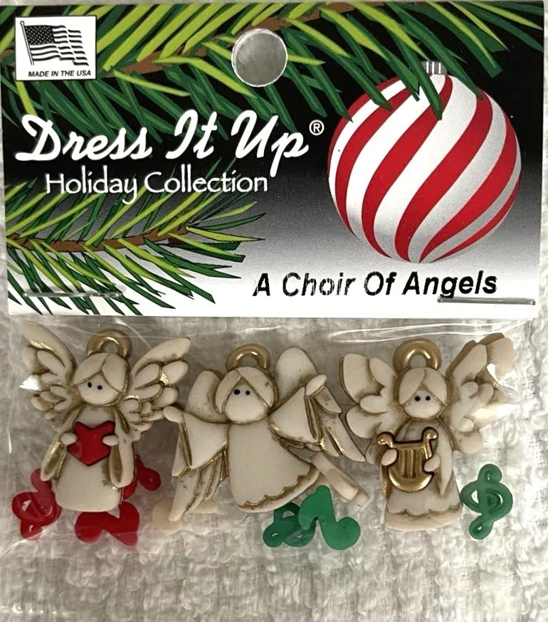 Dress It Up Button - CHRISTMAS SNOW FOOD GINGERBREAD SANTA CANDY - 64 options - Image 4 of 4