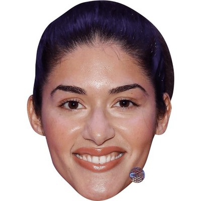 Stephanie Andujar Celebrity Mask, Flat Card Face, Fancy Dress Mask