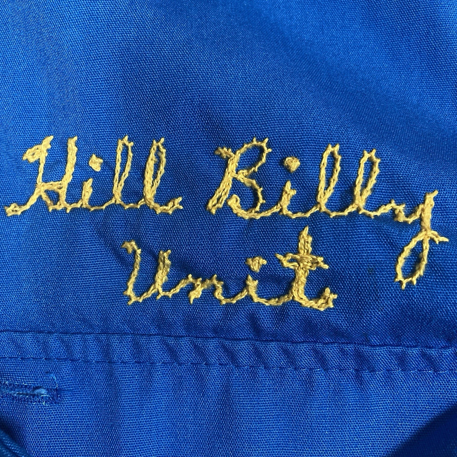 Vtg Zamora Temple Shriners Belted Coveralls Freemasons Chain Stitched *Ink Stain image 3