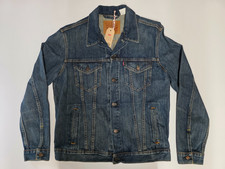 Levi  s Men  s Trucker Denim Jacket Size Large Medium Stonewash 72334-0130