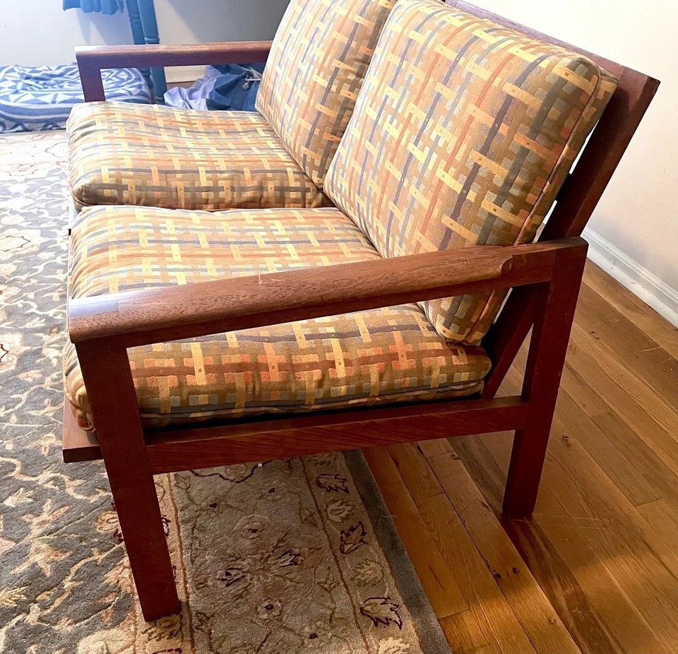 Illum Wikkelso ‘Capella’ Two Seater Sofa No.4 Niels Eilersen Denmark c. 1960 - Image 3 of 4