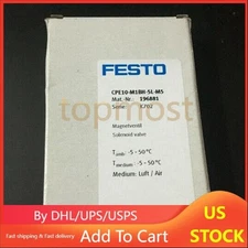 1PC New FESTO CPE10-M1BH-5L-M5 196881 Solenoid Valve Free Shipping