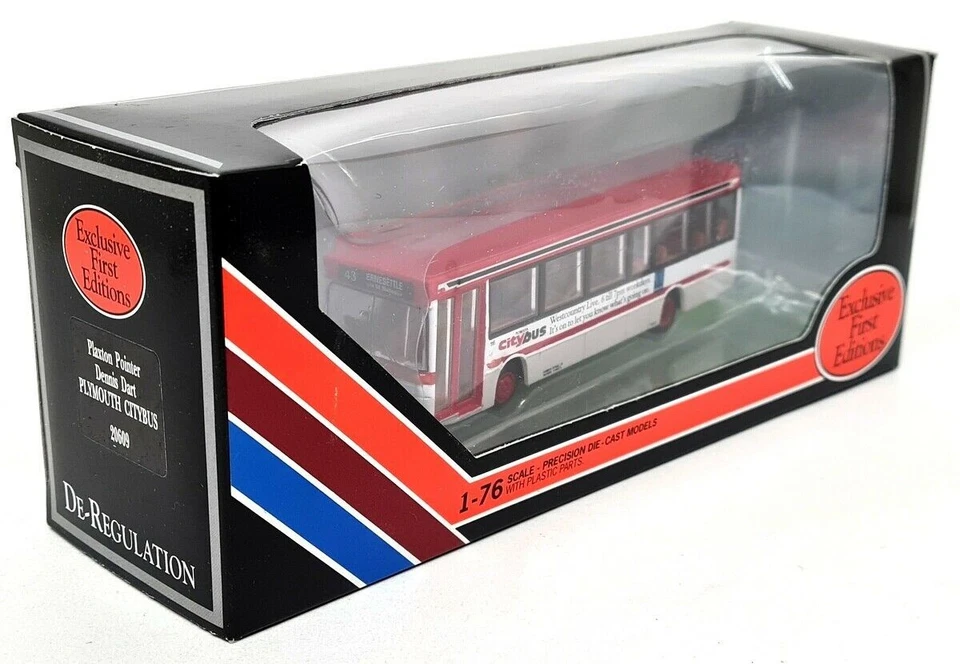 EFE 1/76 - Plaxton Pointer Dennis Dart Plymouth Citybus 20609 Diecast Model Bus - Image 2 of 3