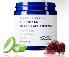 The Ocean Healed My Eczema by HBTO, 4 oz Soothing Cream Free Shipping