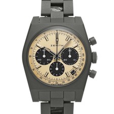 ZENITH Chronomaster Revival Lupin III 97.L384.400/04.M384 Gold/Black #W795 2