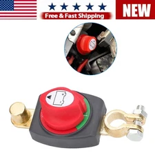 Top Post Battery Isolator 12-48V Battery Cut-Off Switch For Car Marine RV