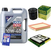 Mann Inspektionspaket 5L Liqui Moly 10W-40 FüR Toyota Corolla Compact 1.4