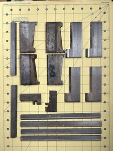 Lot Of 16 Weinig Corrugated Cutter HSS Moulder Shaper Knives High Speed M3 Used