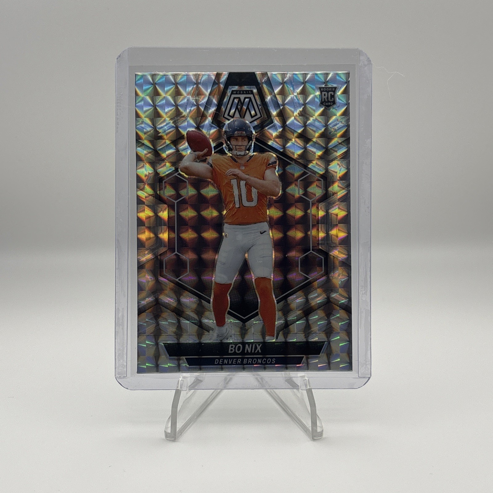 2024 Panini Mosaic - Rookies Bo Nix #312 Mosaic Prizm (RC)