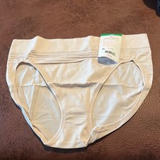 Warners No Pinching No Problems Hi-Cut Panty Nude RT5501P Size L/7 NEW