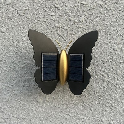 Energieeffiziente Solar Wandleuchte Schmetterling IP65 6W 3000K Up Down Leuchte
