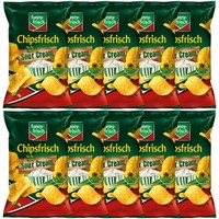 10 X 150 G | funny-frisch Chipsfrisch Sour Cream & Wild Onion Glutenfrei Vegan
