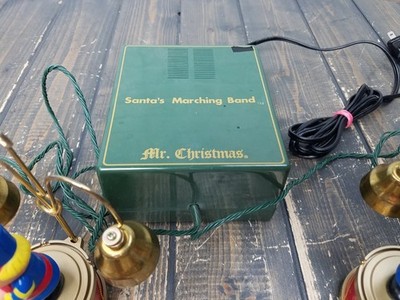 VINTAGE - Mr. Christmas SANTA'S MARCHING BAND Musical Bells 35