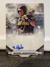 2023 Bowman Sterling #PA-DM Daniel Montesino Prospect Auto Wave Refractors #/125