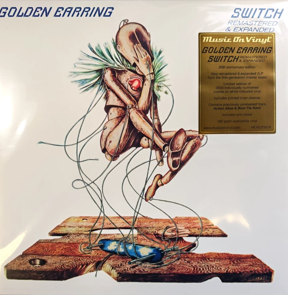 Golden Earring Switch LP Album Vinyl record numbered white 2025 remastered - Image 2 of 4