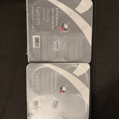 Lot X2 Lycon Lycotec White - Soft Strip Wax XXX  1.1lb 500g