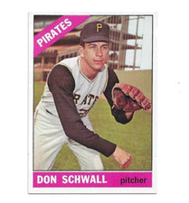 1966 Topps #144 Don Schwall, Pittsburgh Pirates